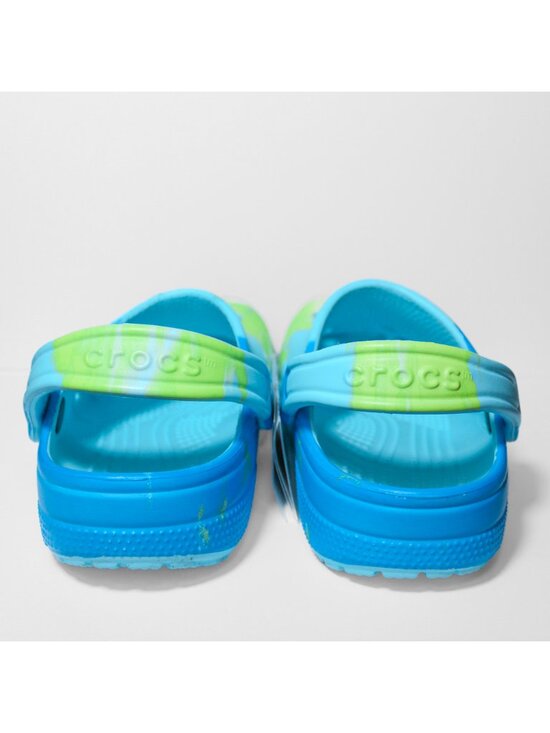 Crocs Classic Ombre Clog Blue Green Marbled Mens 9 / Womens 11